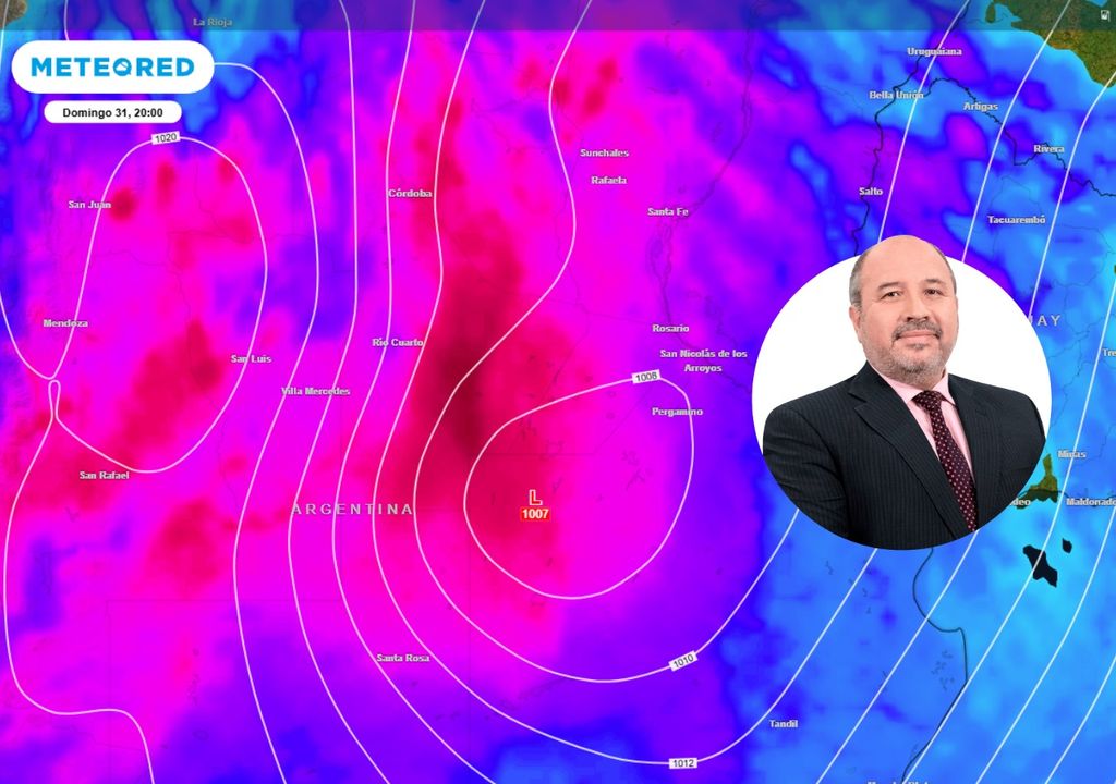 Ciclogénesis con lluvias intensas