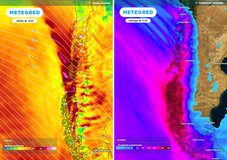 "M&aacute;s de 100 mm y m&aacute;s de 100 km/h": temporal de viento y lluvia se extender&aacute; por 4 regiones de Chile el fin de semana