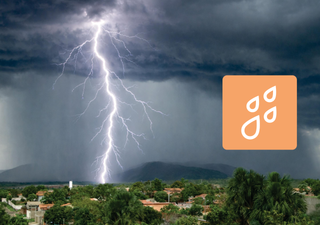 &ldquo;M&aacute;s de 20 mm en pocas horas en la RM&rdquo;: vuelven los chubascos y tormentas a 6 regiones desde este lunes