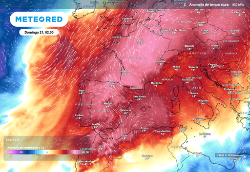 M&aacute;s de 40 &ordm;C: a partir del s&aacute;bado 20 una cresta subtropical podr&iacute;a disparar las temperaturas de Espa&ntilde;a