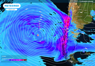 Más de 50 mm suman las lluvias en 12 horas: así seguirá la actividad del ciclón extratropical en el centro sur de Chile