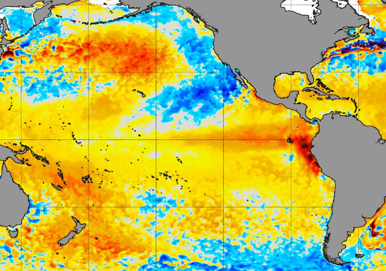 Más de 90 establecimiento del fenómeno de El Niño se incrementa