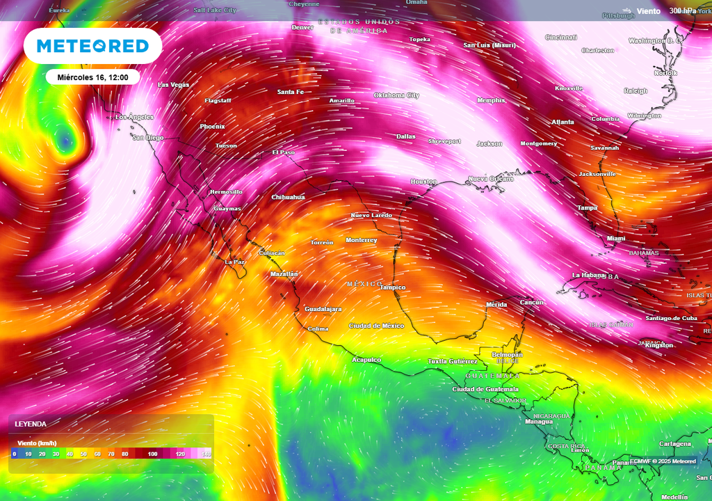 Pronóstico de viento en km/h Pronóstico de viento en km/h
