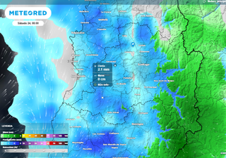 ¿Más lluvias esta semana en Santiago? Nuevo sistema frontal llegaría el próximo fin de semana