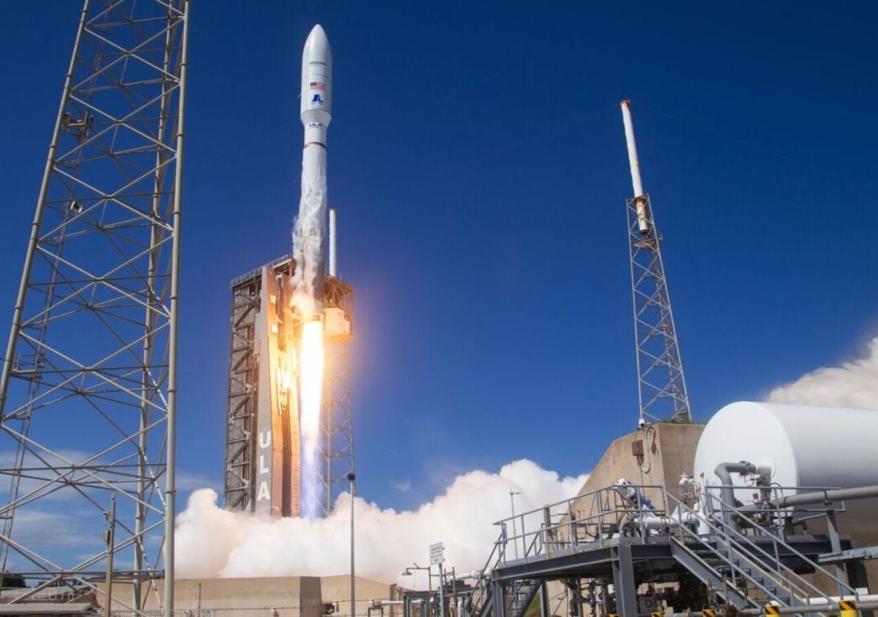 Lanzamiento del vuelo protoespacial del Proyecto Kuiper. Crédito: Amazon