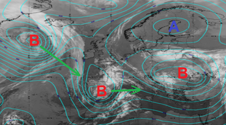 Más precipitaciones en la península Ibérica que en la Escandinava