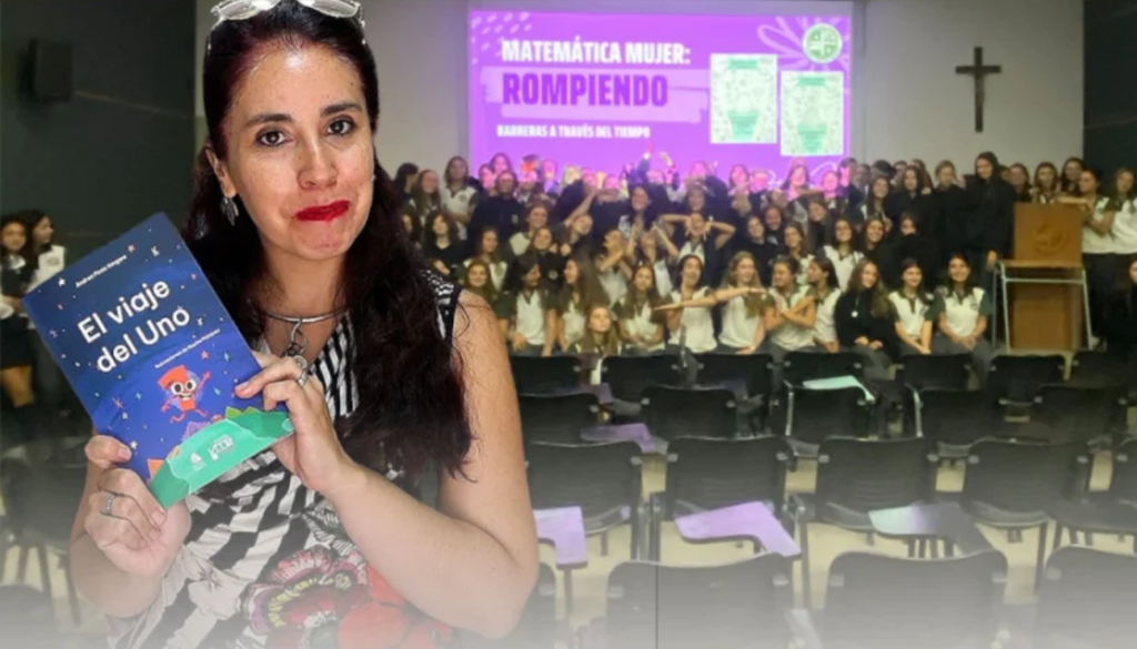 Andrea Pinto Vergara fue reconocida como una de las Mujeres Científicas 2026 por su trabajo en divulgación matemática y promoción de vocaciones científicas en niñas y jóvenes. Crédito: Usach.