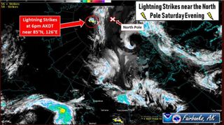 Más sobre los “rayos” detectados cerca del Polo Norte