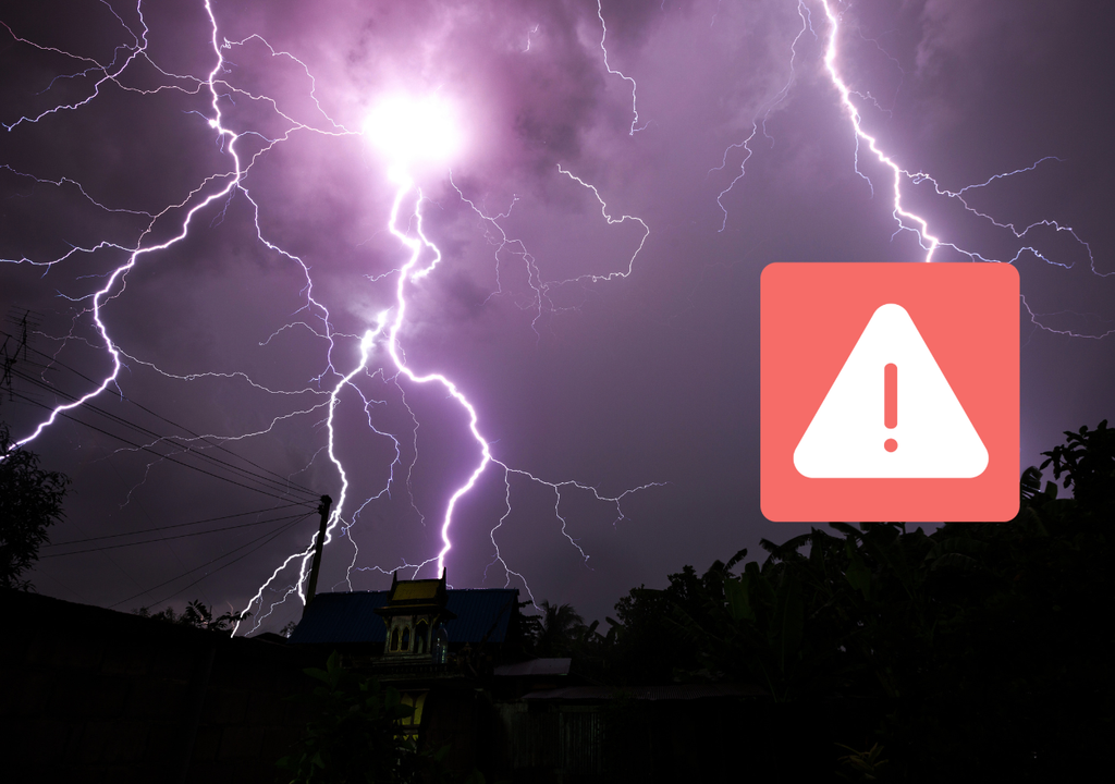 Pronóstico de Meteored para Chile centro sur Las tormentas eléctricas secas persistirían hasta el fin de semana entre Ñuble y Los Ríos.