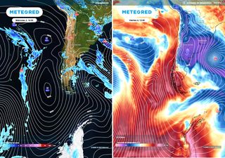 Más un sistema frontal pasará por Chile antes que un gigantesco anticiclón provoque un cambio radical de tiempo