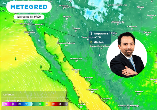Masa de aire &aacute;rtico mantiene condiciones invernales al Norte y Noroeste de M&eacute;xico: nieve, lluvias y rachas fuertes