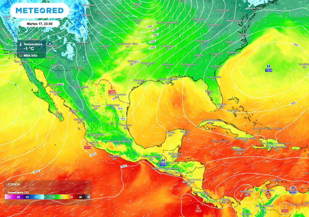 Las temperaturas mínimas más frías, se dejan sentir sobre sierras del Norte y Noroeste.