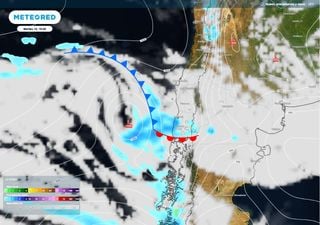 Masa de aire frío refrescará varias regiones de Chile esta semana, y lluvias regresan al sur del país