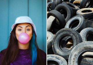 Masticar chicle es como masticar plástico (literal): parece inofensivo, pero el análisis químico demuestra lo contrario