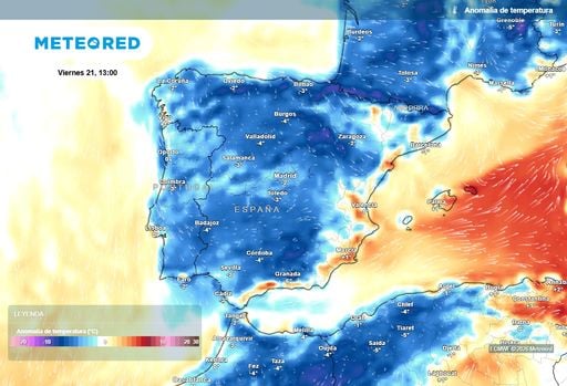 M&aacute;ximas de tan solo 17 &ordm;C: entre hoy y ma&ntilde;ana habr&aacute; un baj&oacute;n de temperaturas en la Espa&ntilde;a peninsular