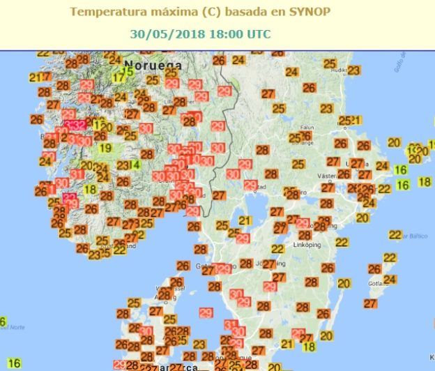 Mayo 2018 En Noruega: El Mayo Más Cálido En Los Tiempos Modernos Mayo 2018 En Noruega: El Mayo Más Cálido En Los Tiempos Modernos