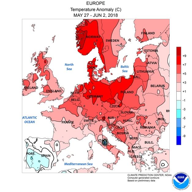 Mayo 2018 En Noruega: El Mayo Más Cálido En Los Tiempos Modernos Mayo 2018 En Noruega: El Mayo Más Cálido En Los Tiempos Modernos