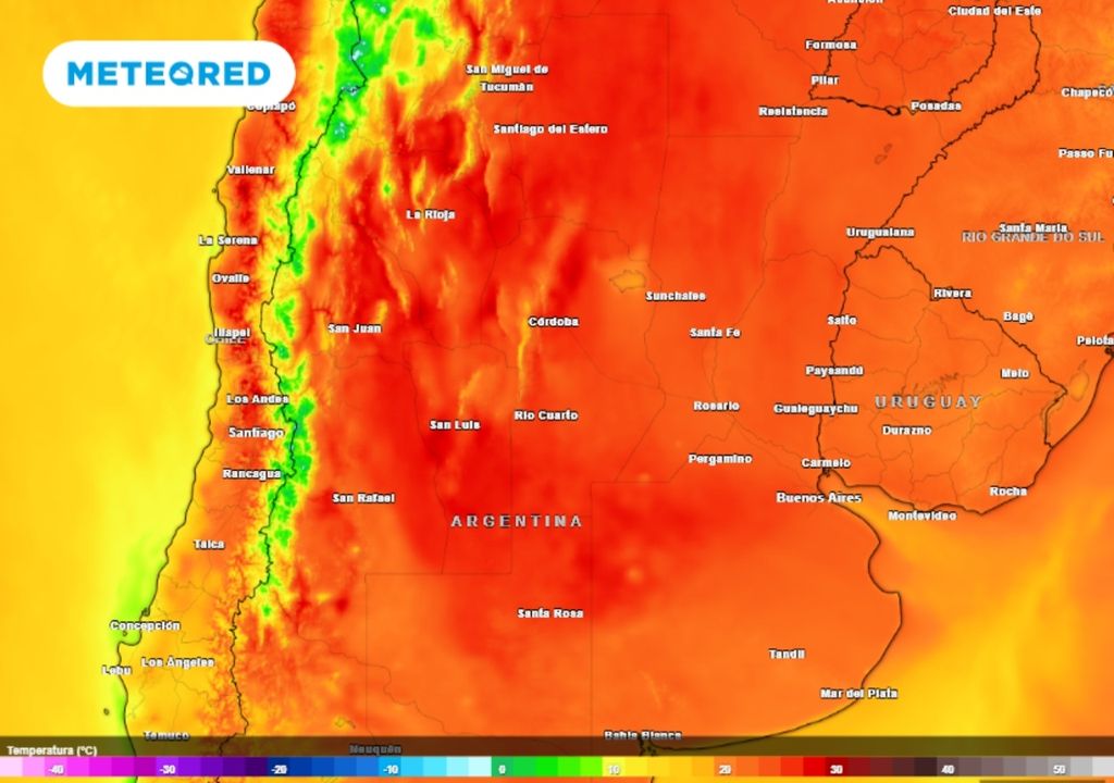 calor mayo Argentina tiempo pronóstico