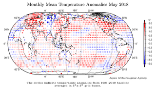 Mayo de 2018: el cuarto más cálido según JMA