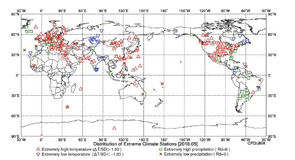 Mayo De 2018: El Cuarto Más Cálido Según Jma Mayo De 2018: El Cuarto Más Cálido Según Jma