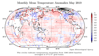 Mayo de 2019: el 5º más caluroso de la serie, según JMA