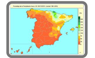 Mayo de 2019 en España: seco y con contrastes térmicos