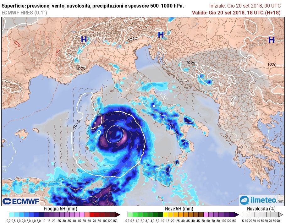 ECMWF-medicane-2018 ECMWF-medicane-2018