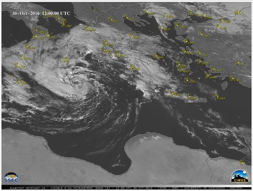 Meteosat-10 visible (0.64um)