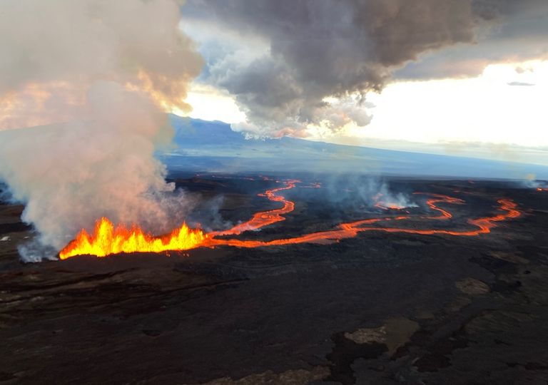 La erupción del volcán Mauna Loa interrumpe las mediciones de CO2 La erupción del volcán Mauna Loa interrumpe las mediciones de CO2