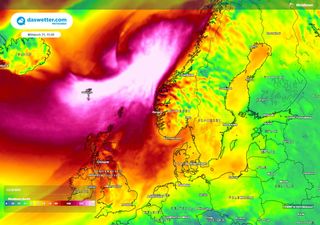 Achtung! Mega-Orkan trifft auf Nordeuropa, Böen bis 200 km/h! So beeinflusst er unser Wetter!