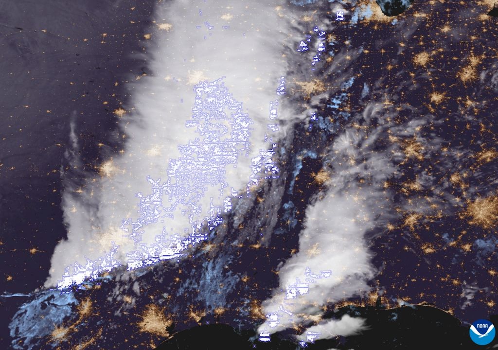 imagen satelital rayo
