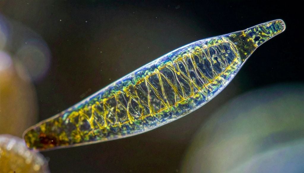 El fitoplancton son microalgas y bacterias marinas que flotan en el agua, hacen fotosíntesis y producen la mitad del oxígeno terrestre.