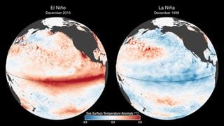 Menos eventos de El Niño y La Niña en un mundo más cálido