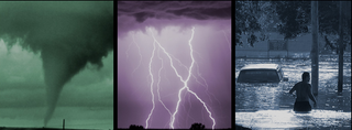 Mensajes de avisos de tormentas severas en móviles