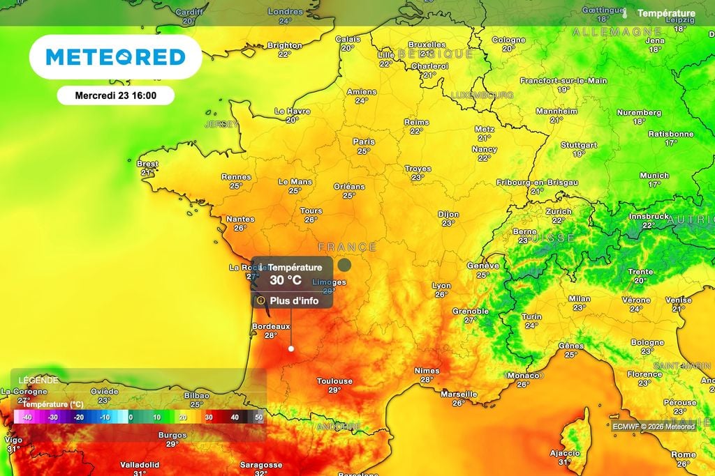 Après la fraîcheur du matin, chaleur cet après-midi dans le sud-ouest de la France ! Après la fraîcheur du matin, chaleur cet après-midi dans le sud-ouest de la France !