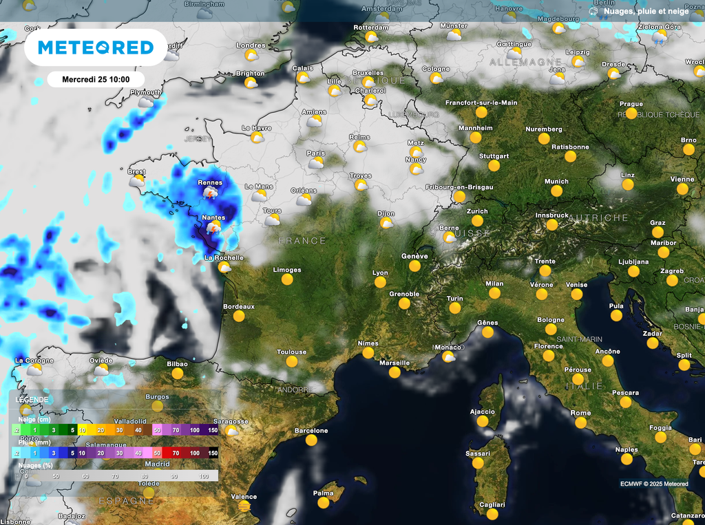 Dégradation orageuse dès la matinée de mercredi dans l'ouest !