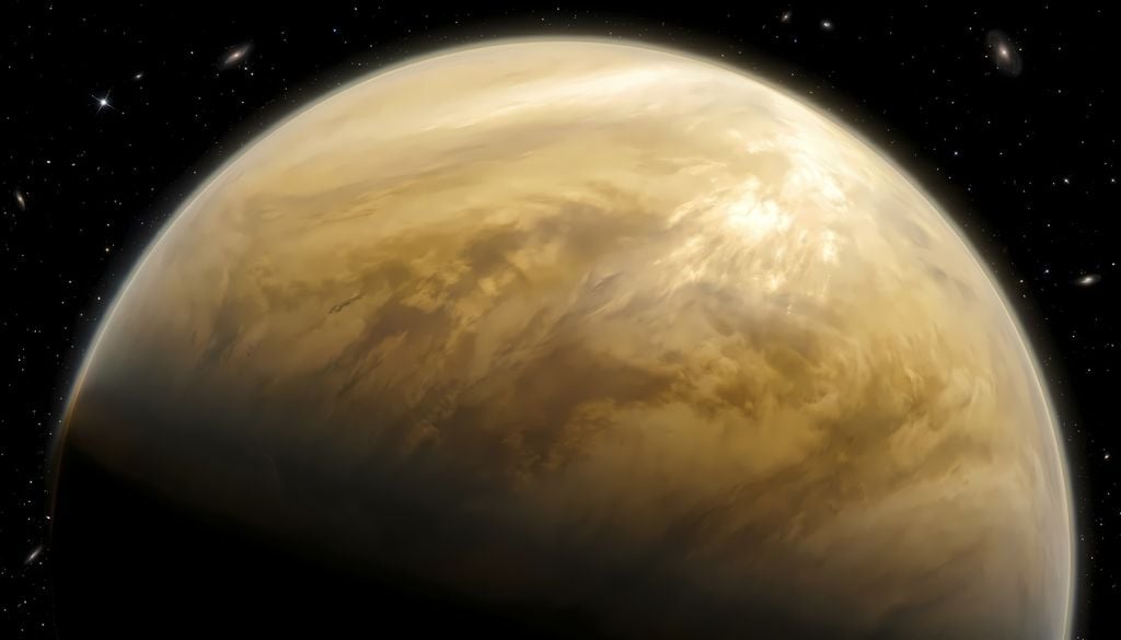 venus Por la cantidad de dióxido de carbono, el calor queda atrapado en su atmósfera.