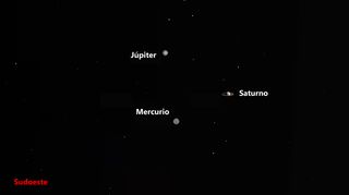 Mercurio, Júpiter y Saturno: la Triple Conjunción Planetaria