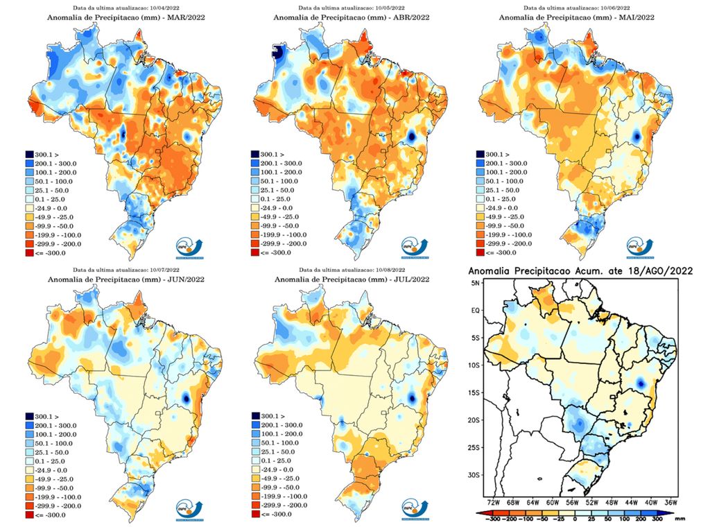 anomalias de precipitação