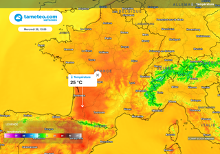 Météo : 25 à 26 degrés dans le sud de la France. Où va-t-il faire le plus chaud pour ce milieu de semaine ?