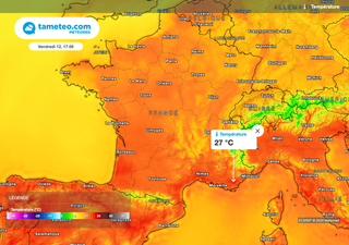 Météo à 7 jours pour la France : vers un nouveau pic de chaleur ? À partir de quand ? Quelles régions concernées ?