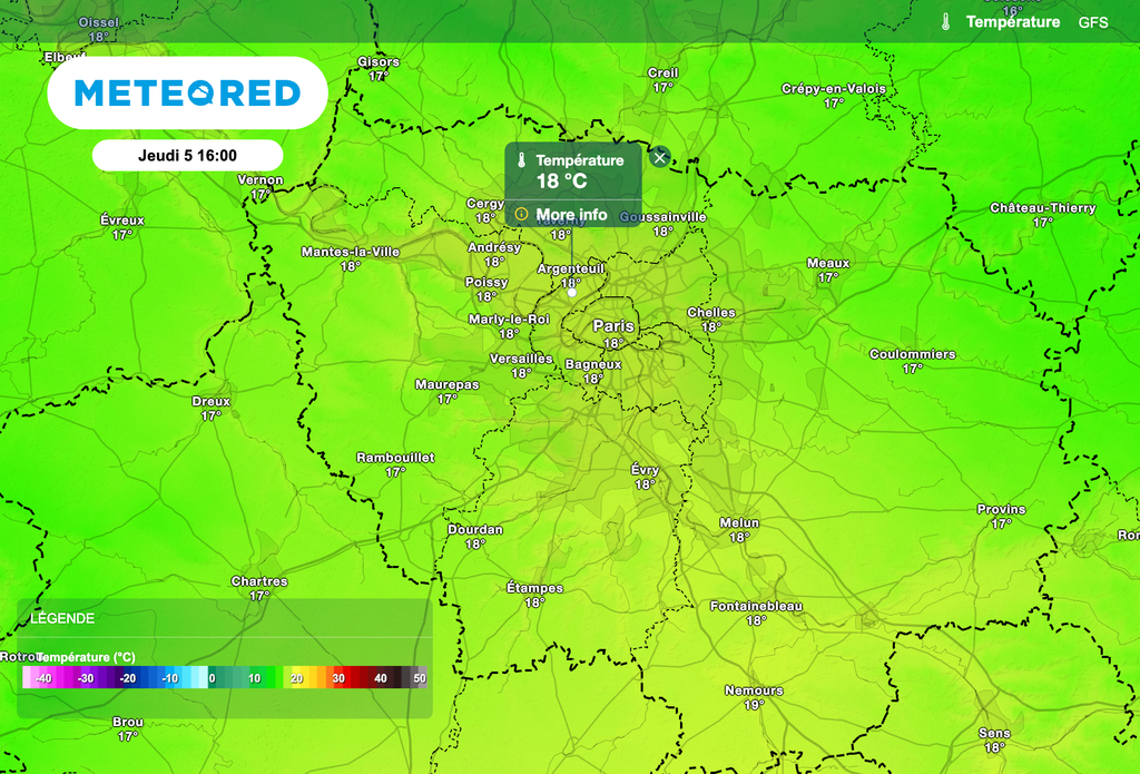 Près de 20 degrés jeudi en Île-de-France !