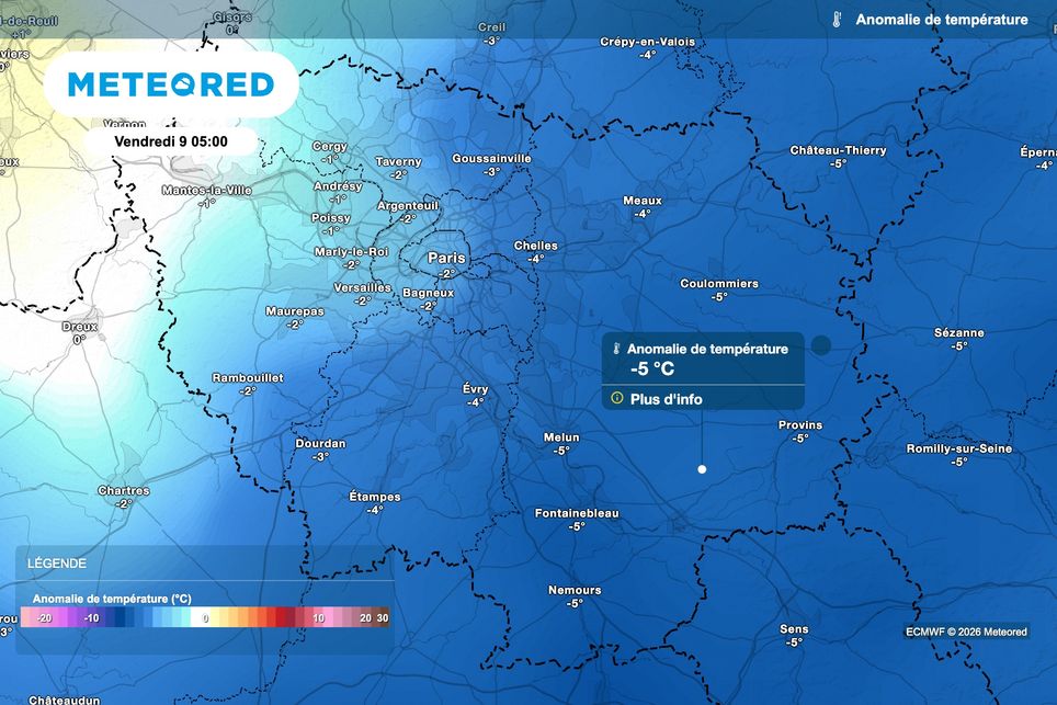 Vers une matinée de vendredi bien fraîche en Île-de-France !