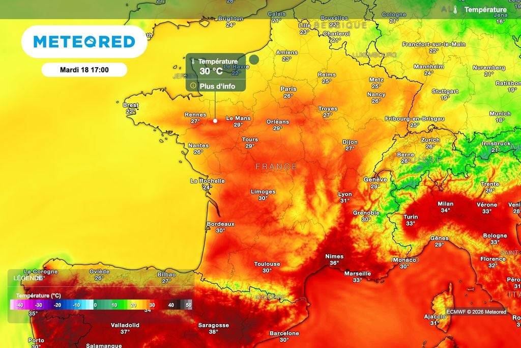 Des températures encore estivales prévues ce mardi 18 août ! Des températures encore estivales prévues ce mardi 18 août !