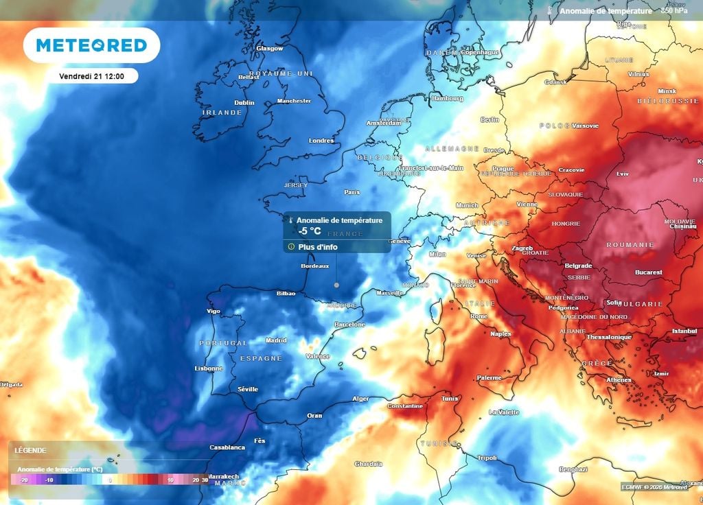Ce vendredi 21 août sera le premier jour plus frais que la normale en France depuis le 11 juin ! Ce vendredi 21 août sera le premier jour plus frais que la normale en France depuis le 11 juin !