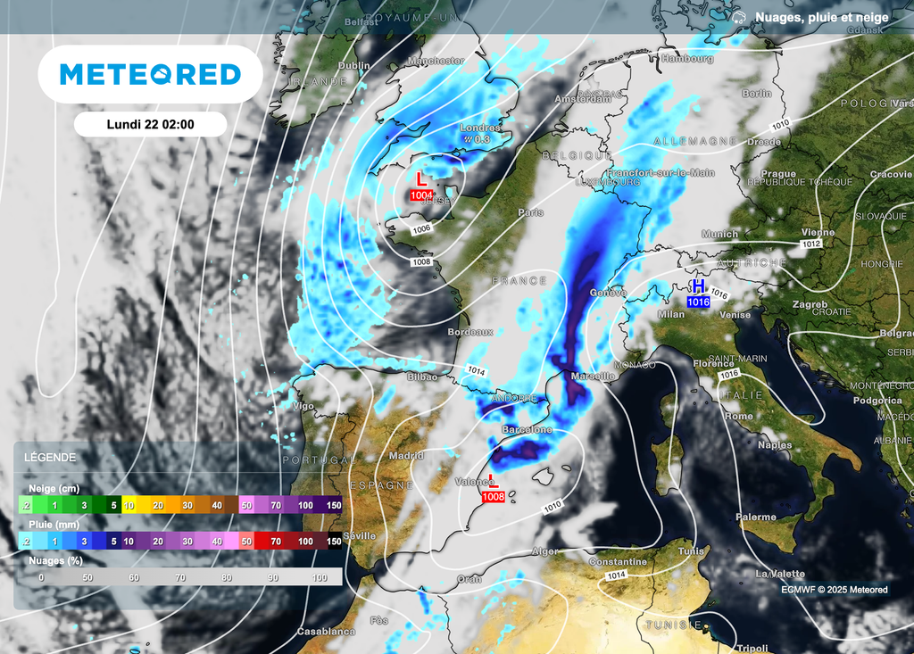 Dégradation orageuse attendue ce week-end.