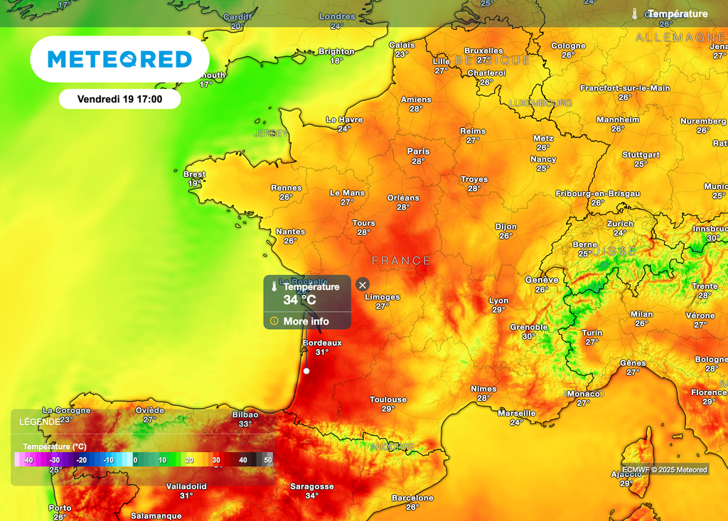 35 degrés attendus dans le sud-ouest entre jeudi et vendredi !