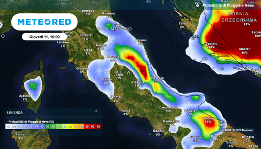 Allerta meteo 11 giugno: imminenti forti temporali con grandine tra Marche, Abruzzo e Puglia. Domani attenzione al vento