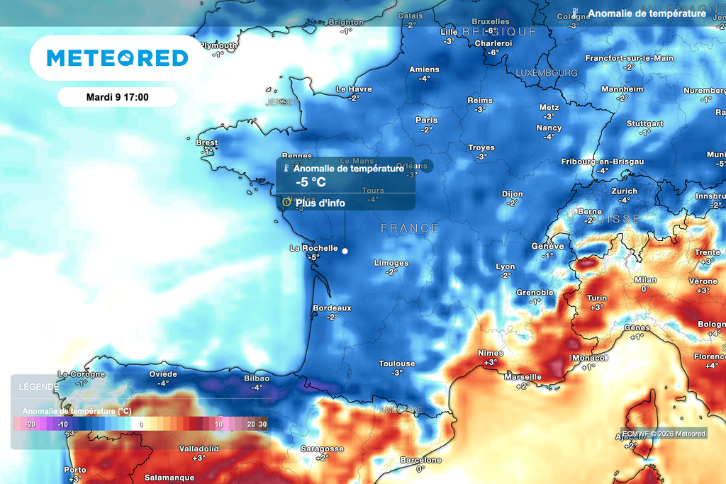 Dégringolade des températures ce mardi 9 juin ! Dégringolade des températures ce mardi 9 juin !