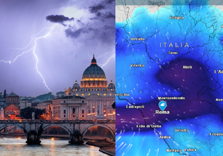 Meteo, attenzione nel Lazio e a Roma domenica 26 ottobre: fino a 100 mm di pioggia in poche ore